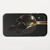 Head of a golden black structure Case-Mate iPhone case (Achterkant (horizontaal))