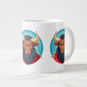 Head of a minotaur from greek mythology grote koffiekop (Voorkant rechts)