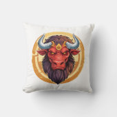 Head of a minotaur from greek mythology kussen (Voorkant)