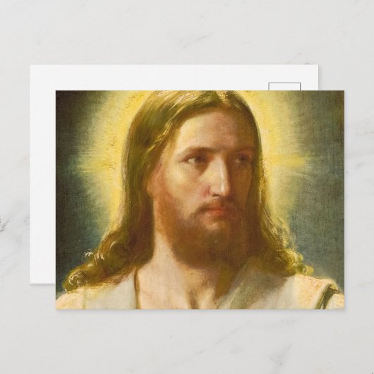 Head of Christ by Carl Heinrich Bloch Briefkaart (Voorkant / Achterkant)