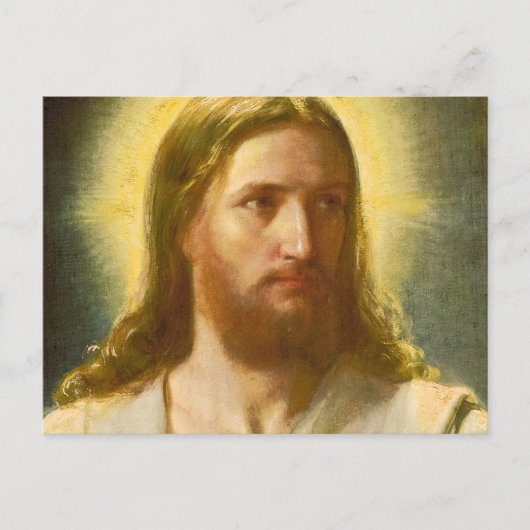 Head of Christ by Carl Heinrich Bloch Briefkaart (Voorkant)