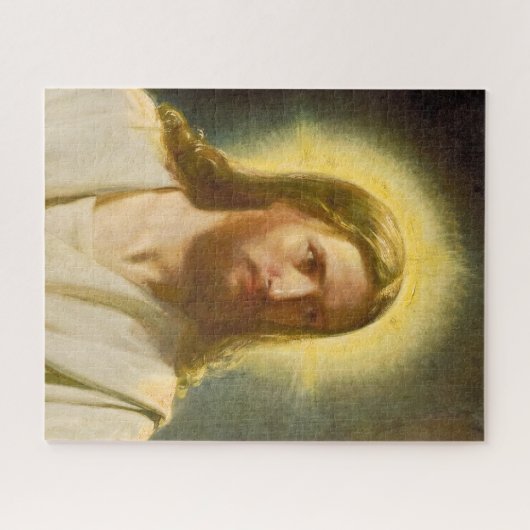 Head of Christ by Carl Heinrich Bloch Legpuzzel (Horizontaal)