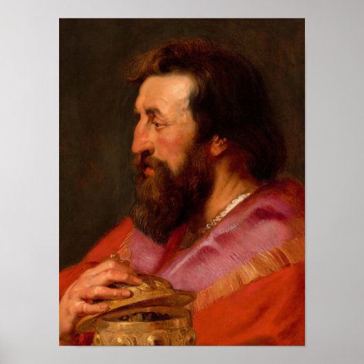 Head of One of the Three Kings, Melchior Poster (Voorkant)