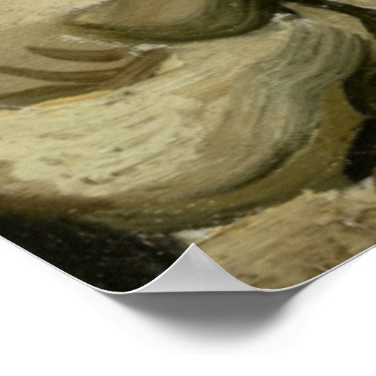 Head of Skeleton with Cigarette by Van Gogh Poster (Hoek)