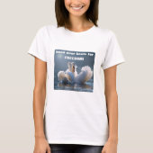 Head over Heels - zwanen (licht) T-shirt (Voorkant)