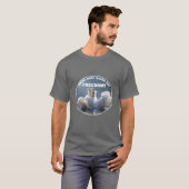 Head over Heels - zwanen (v2 dark) T-shirt (Voorkant volledig)