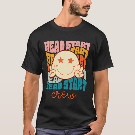 Head Start Crew Teacher Early Childhood Education T-shirt (Voorkant)