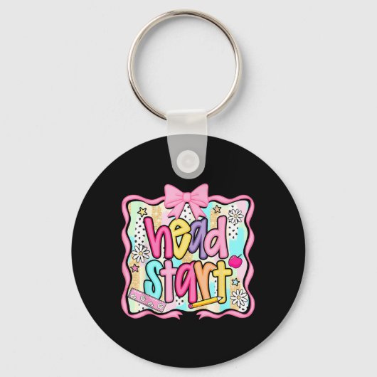 Head Start Team Homeschool Docent Headstart Terug Sleutelhanger (Voorkant)