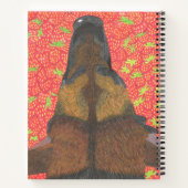 Head&Strawberry notebook Notitieboek (Achterkant)