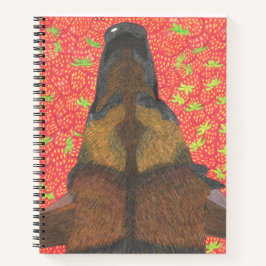 Head&Strawberry notebook Notitieboek