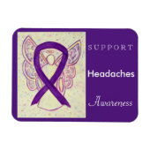 Headaches Ribbon Angel Custom Magnet Magneet (Horizontaal)