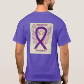 Headaches Ribbon Angel Custom T-shirt (Achterkant)