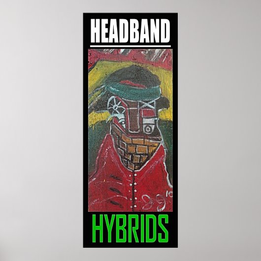 HEADBAND HYBRIDS POSTER (Voorkant)