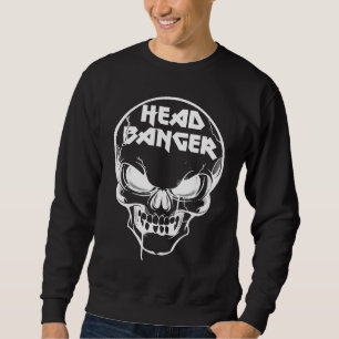 Headbanger Heavy Metal Rocker Dubstep Techno Rave  Trui