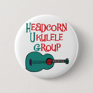 Headcorn Ukulele Group Pin Badge Ronde Button 5,7 Cm
