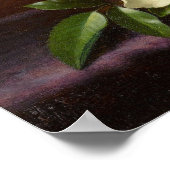 Heade - Cherokee Rozen op een Paarse doek 1894 Poster (Hoek)