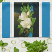 Heade Giant Magnolia Flower Blosgeld Theedoek (Gevouwen)