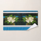 Heade Giant Magnolia Flower Blossom Bath Towels Bad Handdoek (Handdoek)