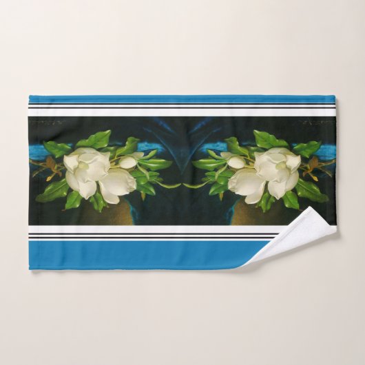 Heade Giant Magnolia Flower Blossom Bath Towels Bad Handdoek (Handdoek)