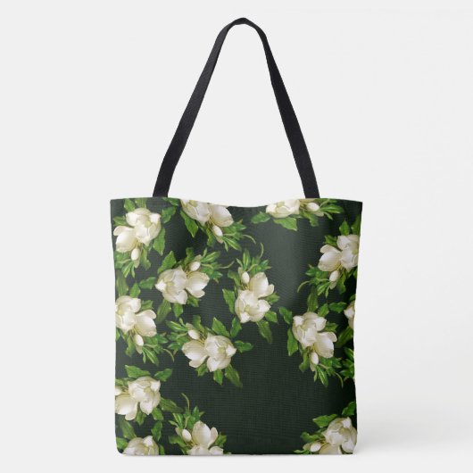 Heade Giant Magnolia Flower Blossom Canvas tas (Achterkant)