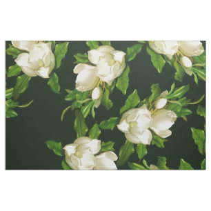 Heade Giant Magnolia Flower Blossom Fabric Stof