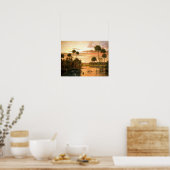 Heade - Great Florida Sunset, mooi kunstschilderij Poster (Keuken)