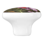 Heade Hummingbird Birds Animals Floral Knob Keramische Knop (Zijkant)
