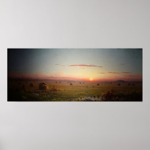 Heade - Ipswich-moerassen 1867 Poster