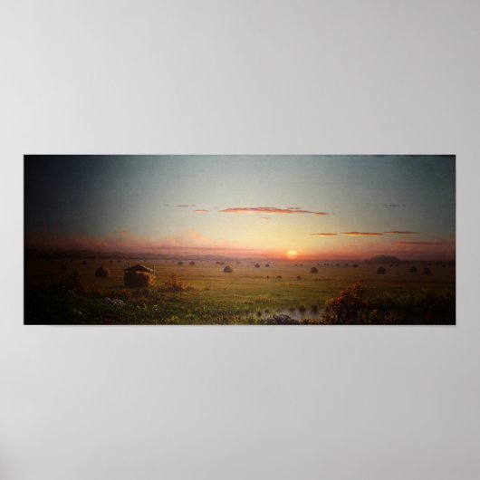 Heade - Ipswich-moerassen 1867 Poster (Voorkant)