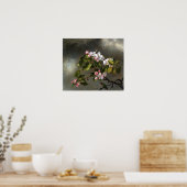Heade - Kolibrie En Appelbloesems Poster (Keuken)