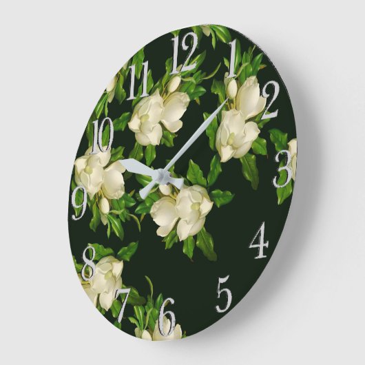Heade Magnolia Flower BlossingWall klok (Hoek)