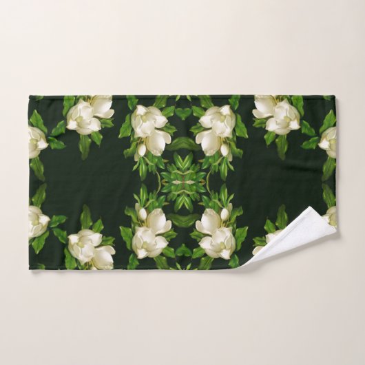 Heade Magnolia Flower Blossom Bath Towel Set Bad Handdoek (Handdoek)
