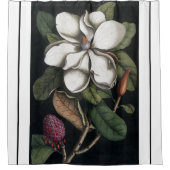 Heade Magnolia Flower Blossom Showgordijn Douchegordijn (Voorkant)