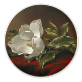 Heade Magnolia Flower Red Velvet Painting Knob Keramische Knop (Voorkant)