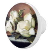 Heade Magnolia Flowers still Life Painting Knob Keramische Knop (Rechts)