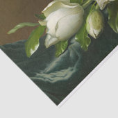 Heade Magnolias Floral Painting Tissuepapier (Detail)