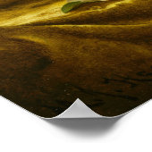 Heade - Magnolias op gouden vetstof Poster (Hoek)