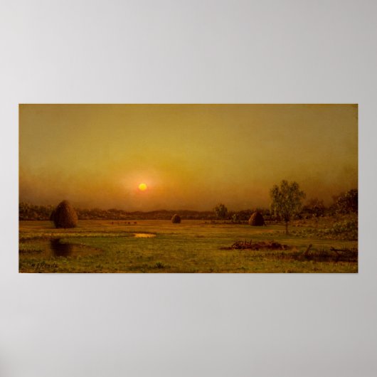 Heade - Marsh Sunset Newburyport Poster (Voorkant)