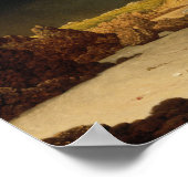 Heade - naderend Storm, strand dichtbij Newport Poster (Hoek)