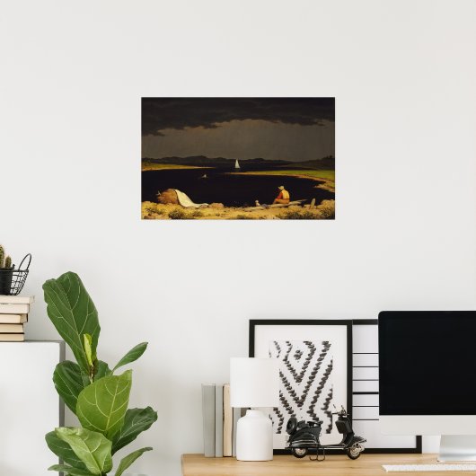 Heade - naderende onderstorm poster (Thuiskantoor)