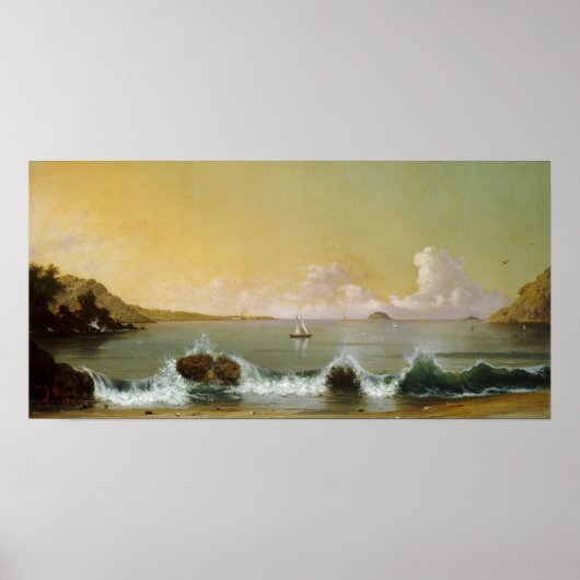 Heade - Rio De Janeiro Bay 1864 Poster (Voorkant)