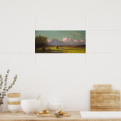 Heade - Zonlicht en schaduw, Newbury Marshes Poster (Keuken)