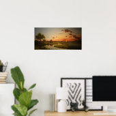 Heade - Zonnetijd op de moerassen 1867 Poster (Thuiskantoor)