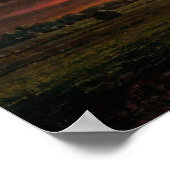 Heade - Zonnetijd over de moerassen 1890 Poster (Hoek)