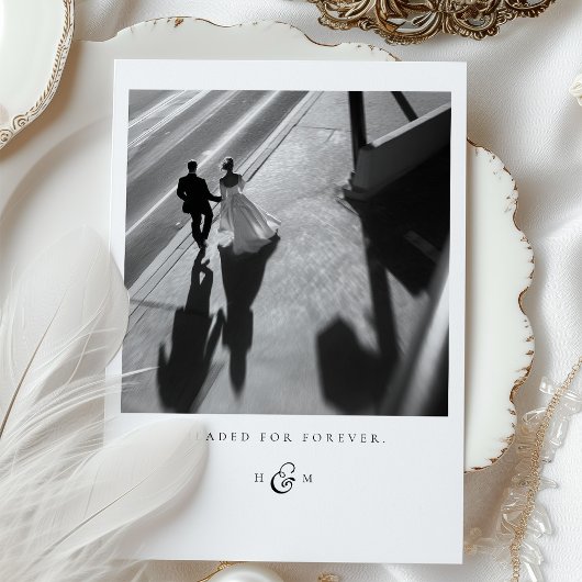 "Headed for Forever" Foto - Dankjewel Kaart