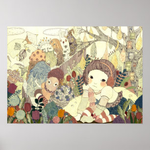 Headfone Droy Poster voor het redden van JAPAN!