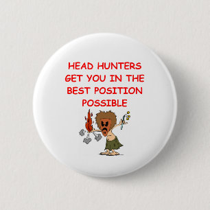 HEADHUNTER.png Ronde Button 5,7 Cm