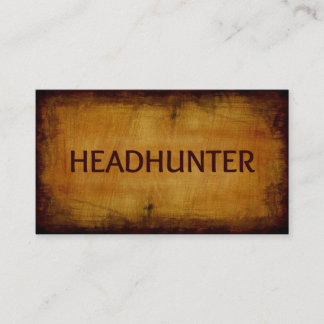 Headhunter-Visitekaartje Visitekaartje