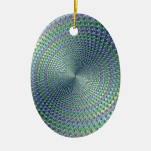 Headhurts Fractal Keramisch Ornament (Voorkant)