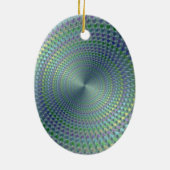 Headhurts Fractal Keramisch Ornament (Achterkant)